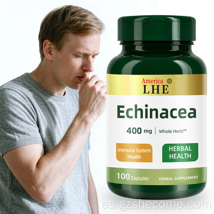 Las cápsulas de equinácea Shecome apoyan la salud inmunológica